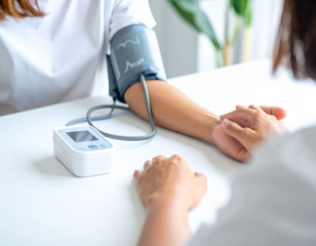 上班族在家量血壓