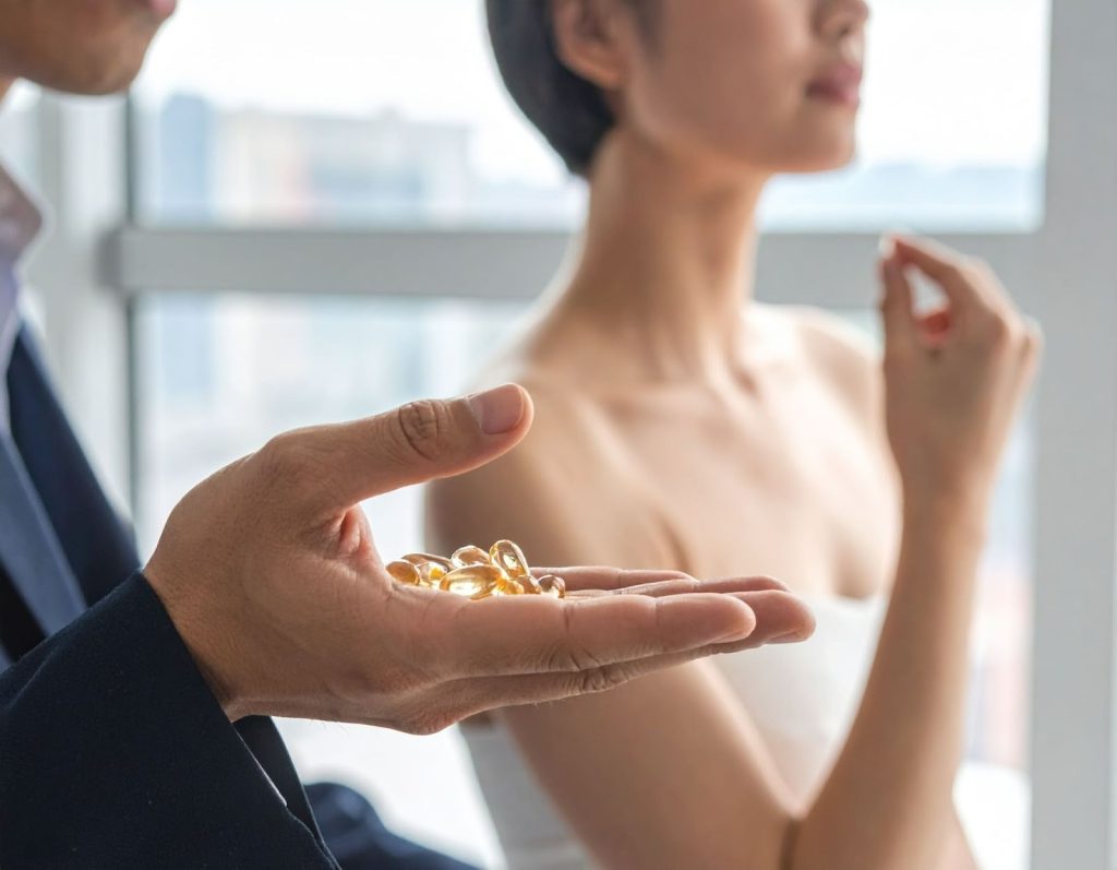 上班族早上吃膠原蛋白膠囊