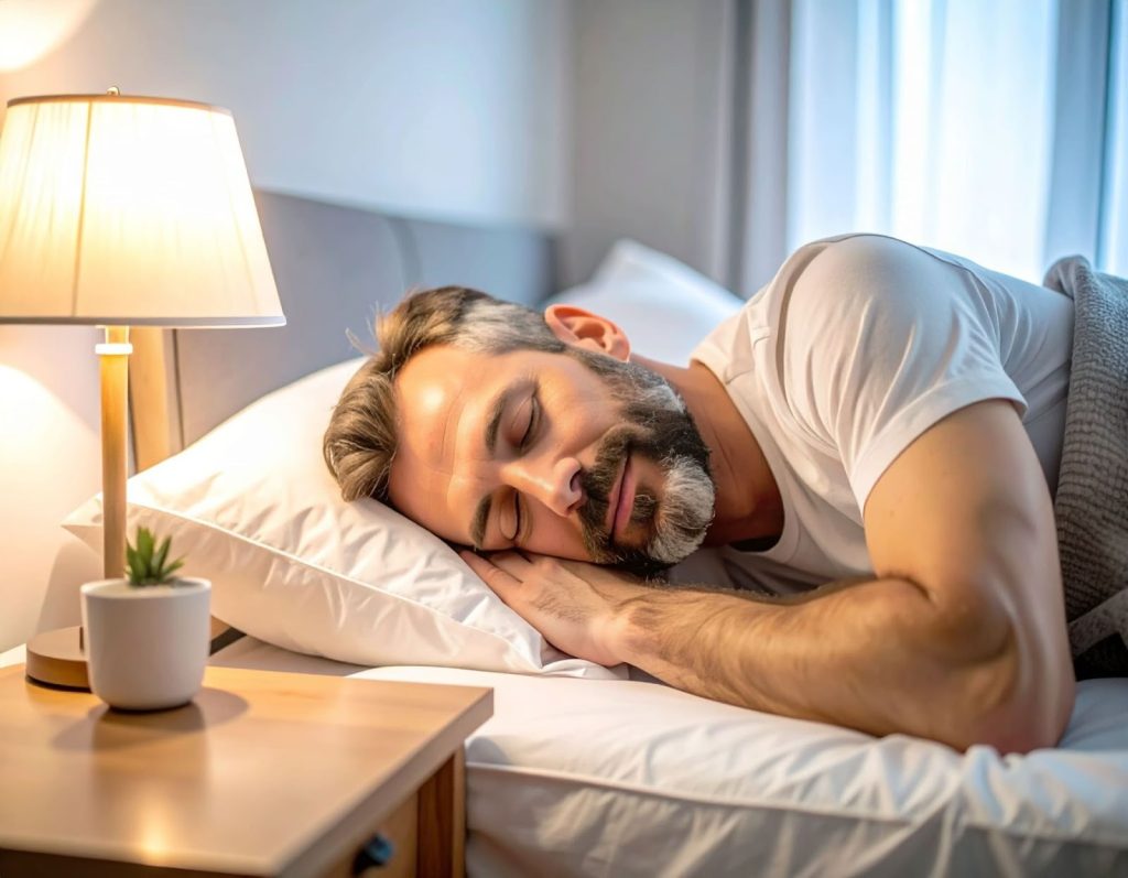 中年男性一覺到天亮,沒有夜尿困擾