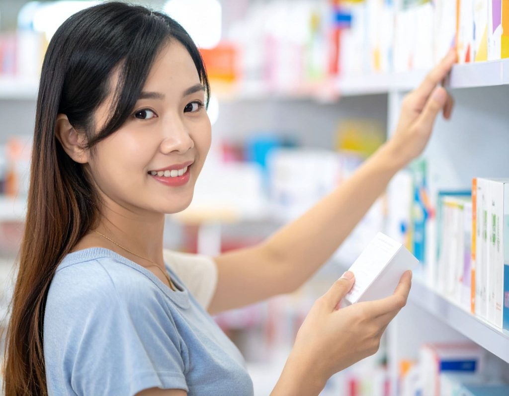 手持不同品牌鈣片比較